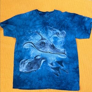 The Mountain Ocean Blue Stingray Tee